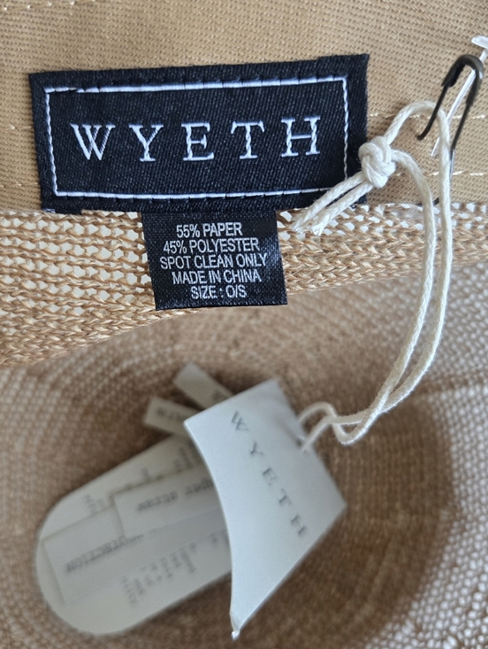 New Wyeth Paula Mesh Breathable Adjustable Packable UPF 50+ Camel Hat O/S NWT main image 9